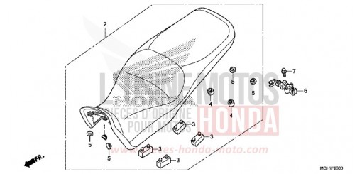 SIEGE VFR1200XF de 2015